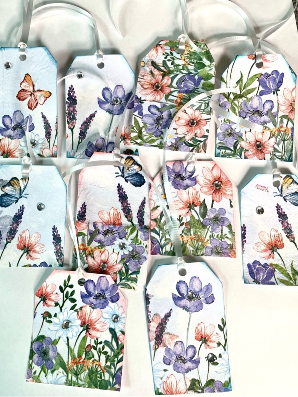 12  garden  thank you & gift tags